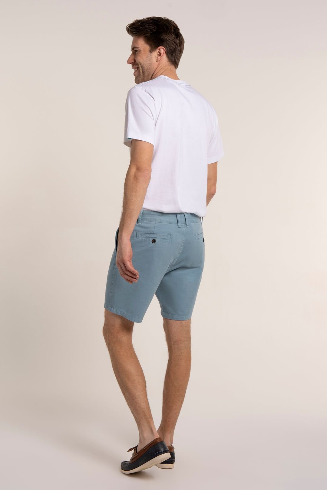Brakeburn Brakeburn Men's DANEHILLS CHINO SHORTS in Blue - 2