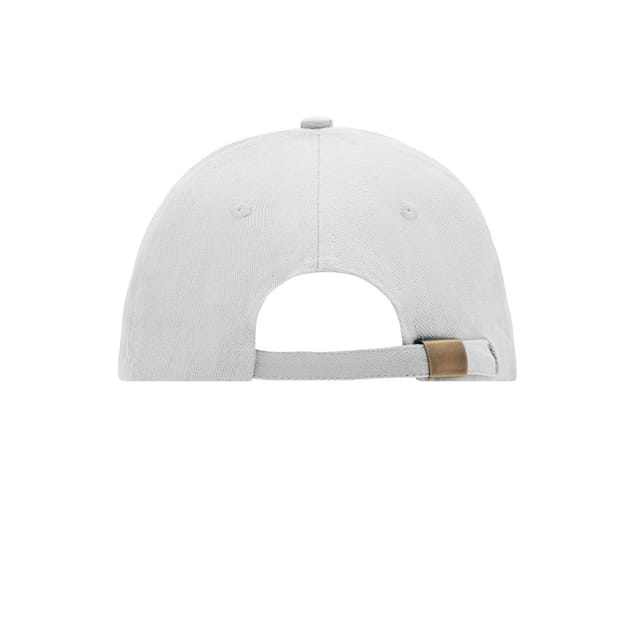 Myrtle Beach Myrtle Beach Men's 6 Panel Sandwich Peak Baseball Cap in White - 2