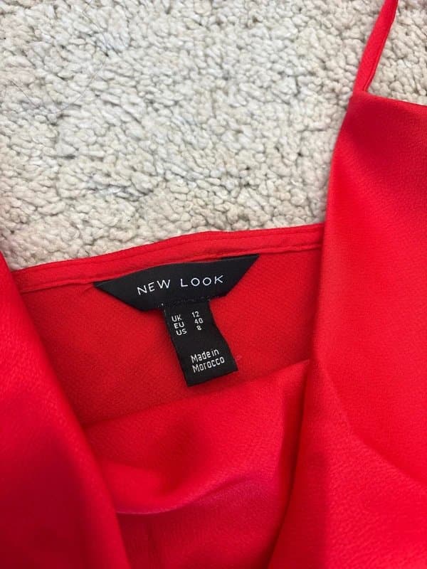 New Look satin cowl neck dress