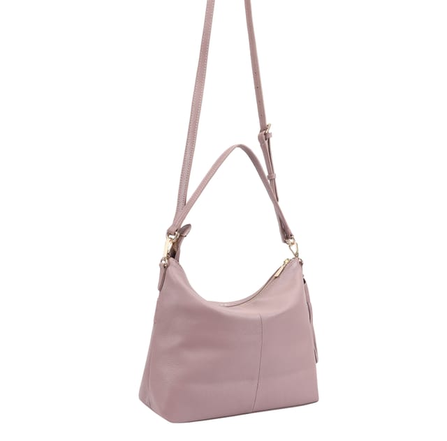 Paul Costelloe Paul Costelloe Women's Azores Leather Multi Way Day Bag in Pink - 2