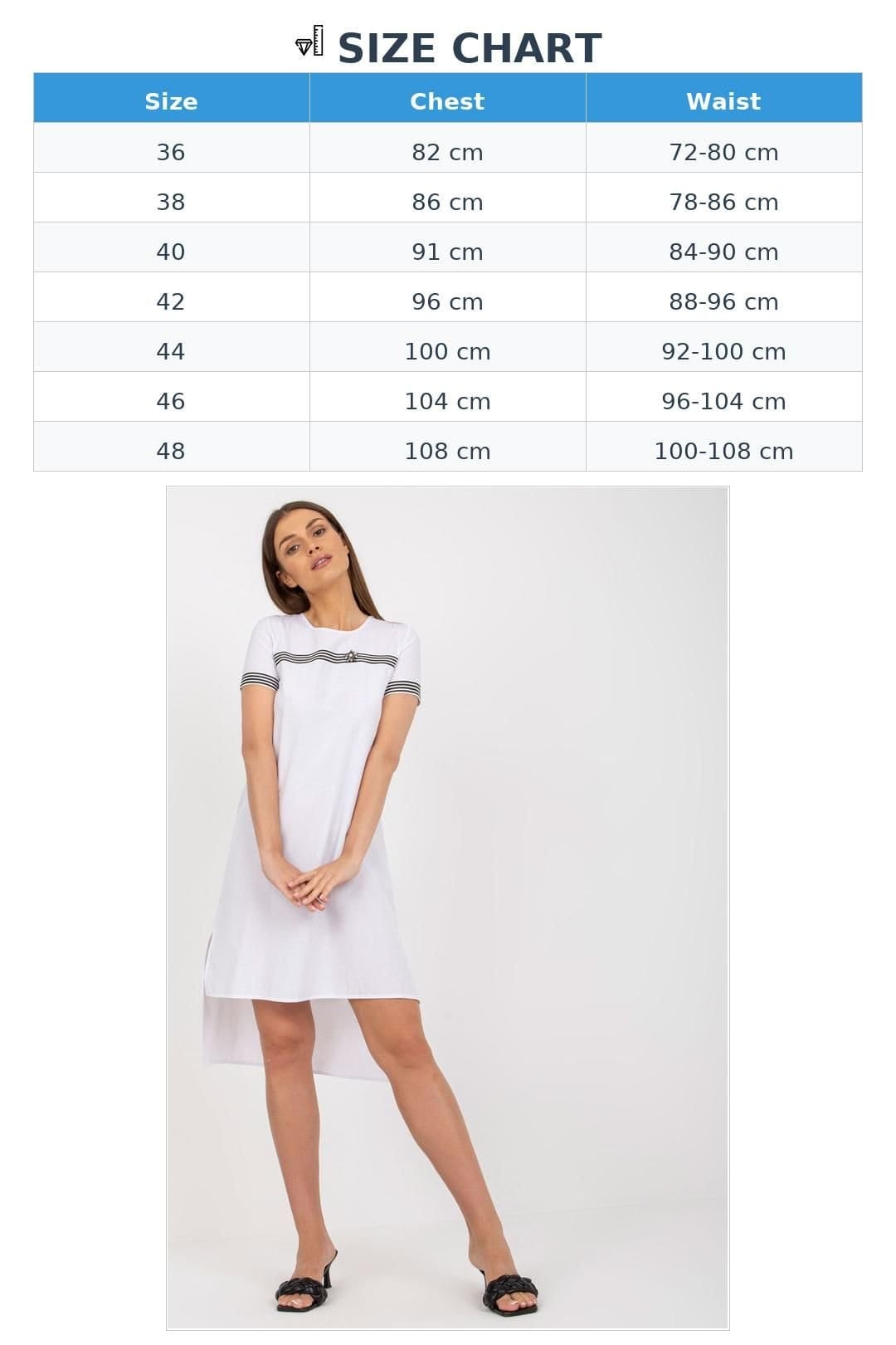 Love Lace Love Lace Women's Summer Dress Short Sleeve Patch Hem in White - 4