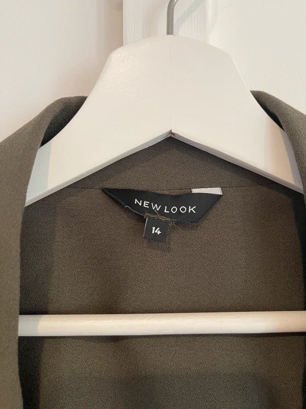 New Look New Look Khaki Green Waistcoat Women’s Size UK 14