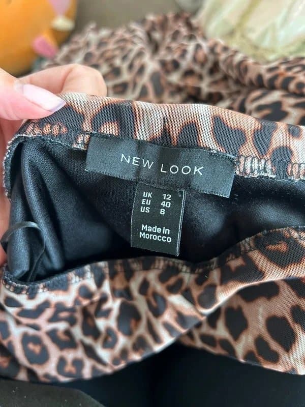 New Look New look leopard print midi skirt size 12