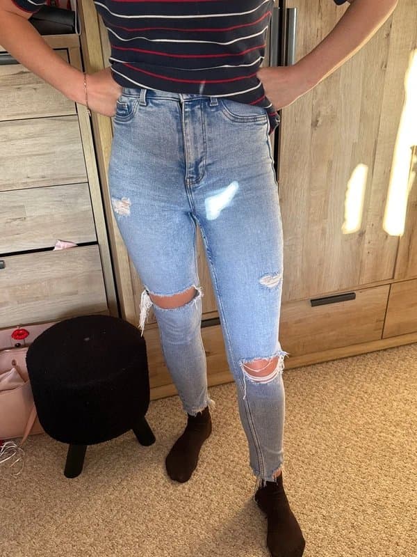 New Look skinny blue jeans