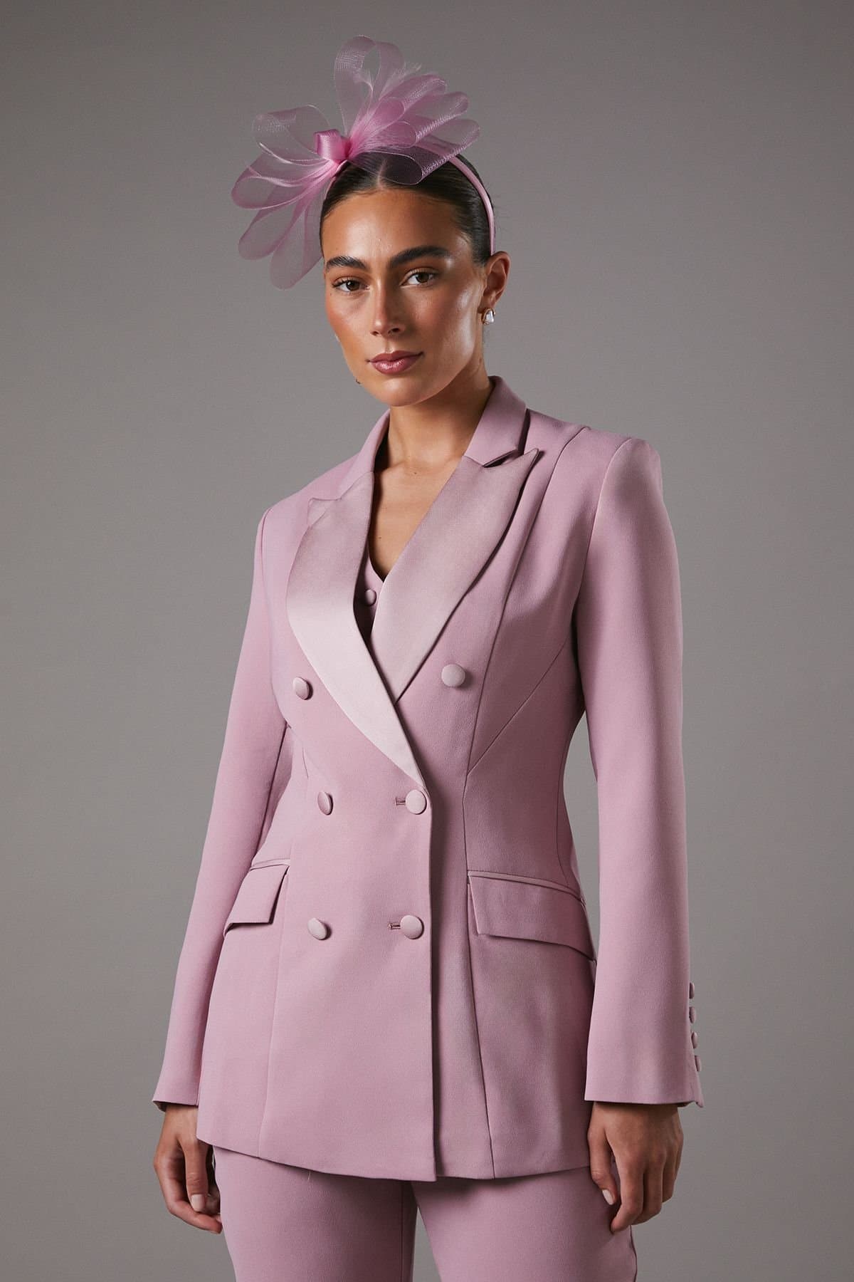 Coast Coast Women's Premium Double Breasted Blazer in Mink