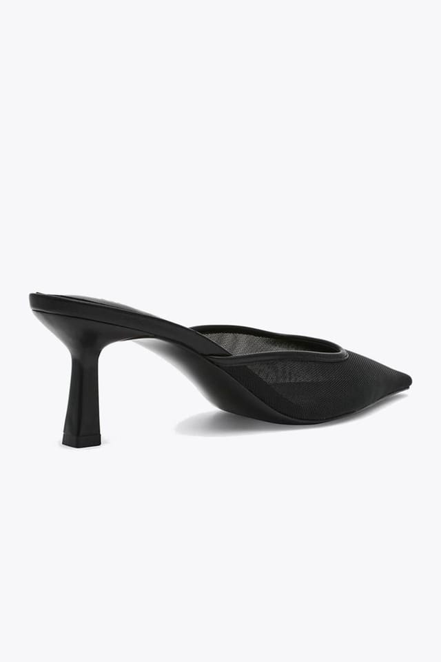 Steve Madden STEVE MADDEN Women's 'Lisbeth Heel Black' Fabric Heels in Black - 3
