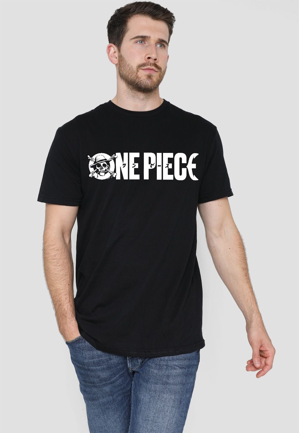 Netflix Netflix Men's One Piece Mono Logo T-Shirt, Black - 4