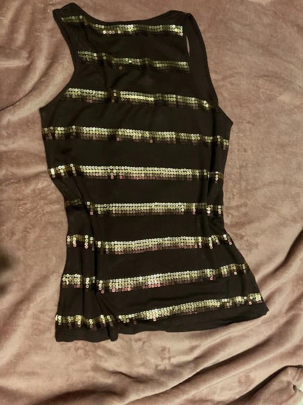 New Look Ladies sequin vest top size 8