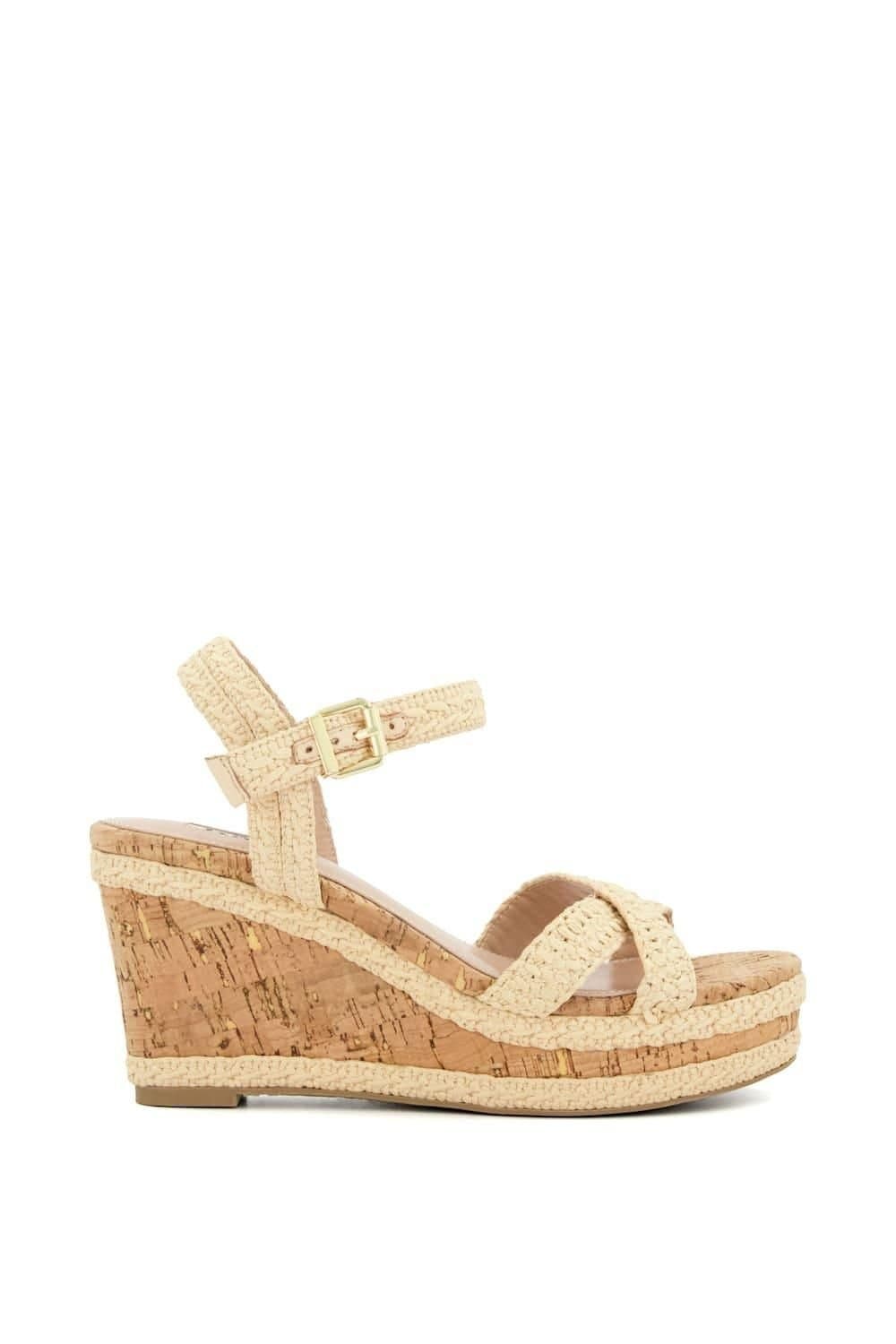 Dune London Dune London Women's 'Kelisa' Wedges in Natural