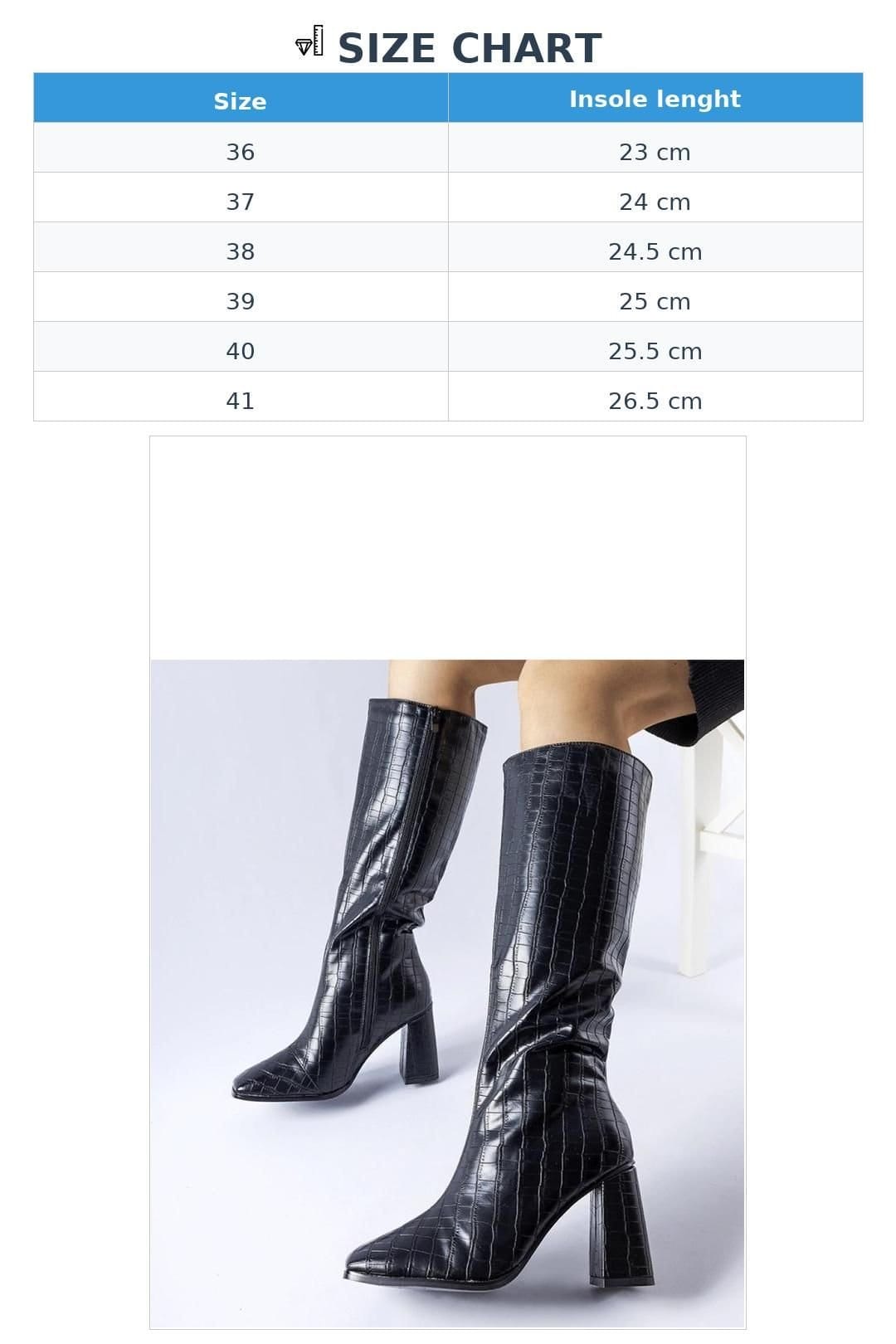 Love Lace Love Lace Women's Ferruccio Insulated Stiletto Heel Winter Boots with Zipper in Black - 4