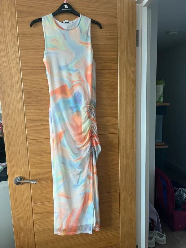 Bershka Midi dress with slit