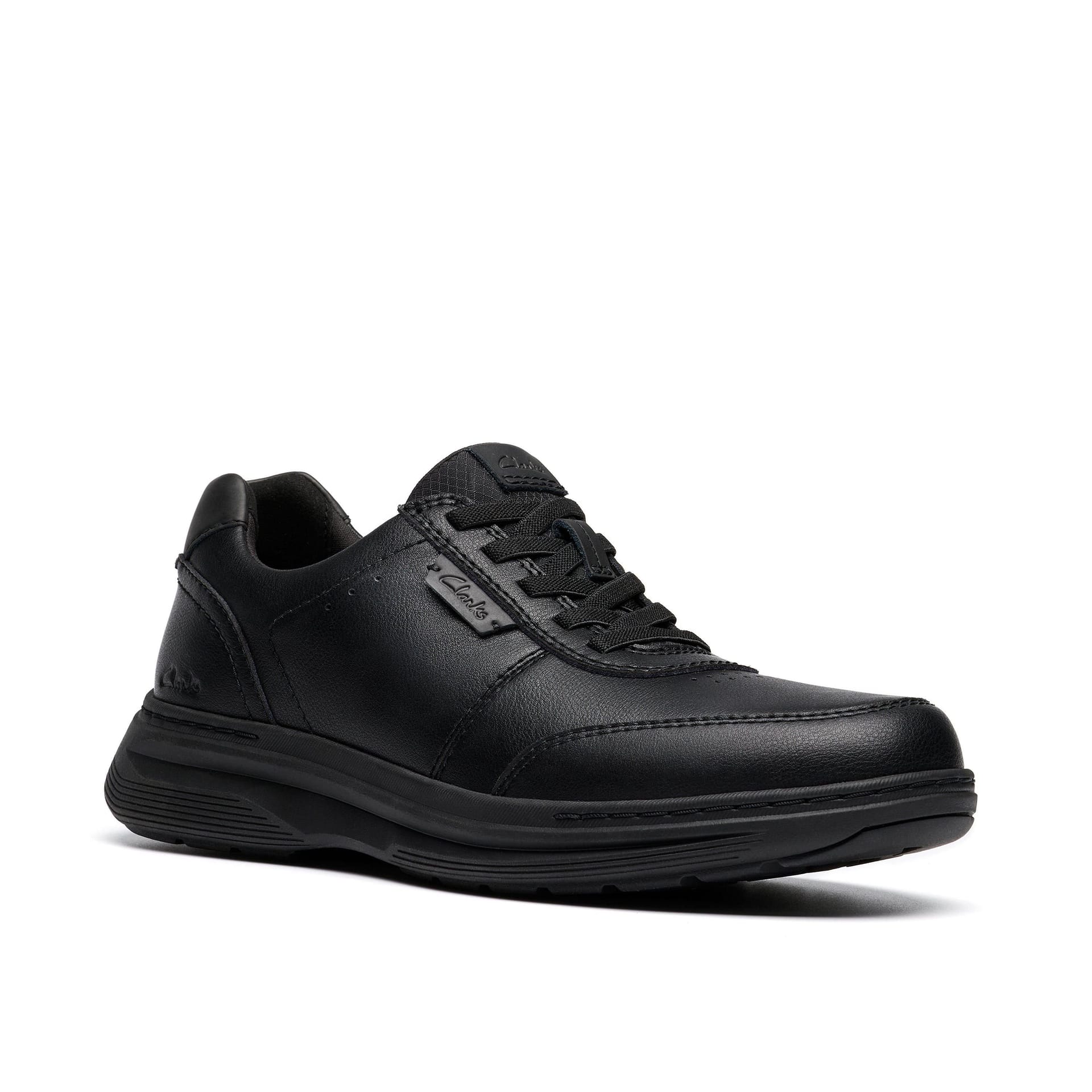 Clarks Clarks Men's Craftwell Lace Black Leather Lace Up - 4
