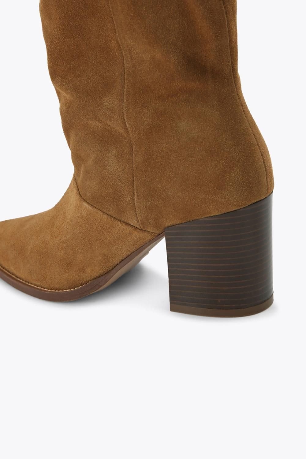 Carvela Carvela Women's 'Reina Knee' Suede Boots in Tan - 4