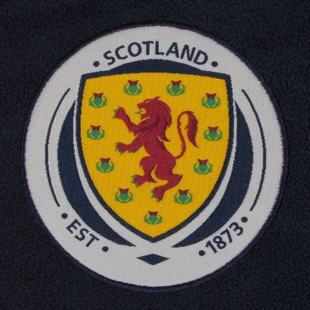 Scottish FA Scottish FA Men's Adults Full Zip Fleece Jacket in Navy - 3
