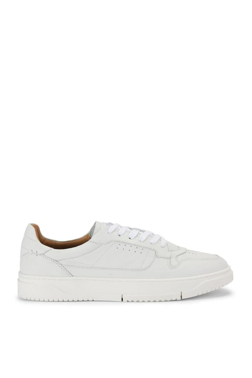 Steve Madden Steve Madden Men's 'Cliff 107' White Leather Trainers