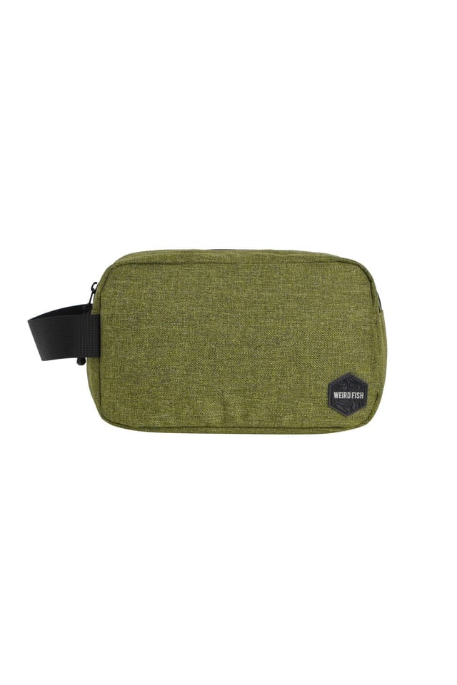 Weird Fish Weird Fish Men's Kingscote Wash Bag in Light Green - 2