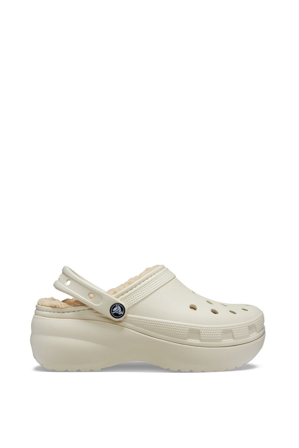 Crocs Crocs Women's Classic Platform Lined Clog in White - 4