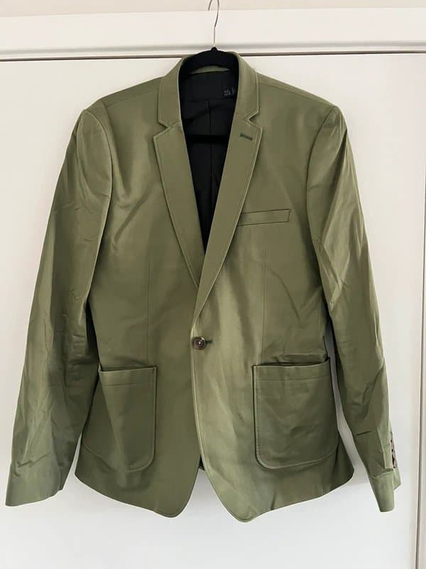 ASOS ASOS Olive Green Single-Button Blazer – UK 40”/ EU 50 Regular