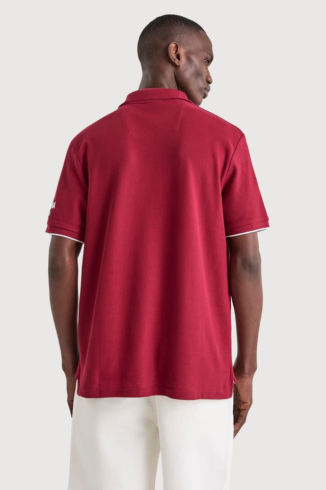 Nautica Nautica Men's Azura Polo Shirt in Dark Red - 2