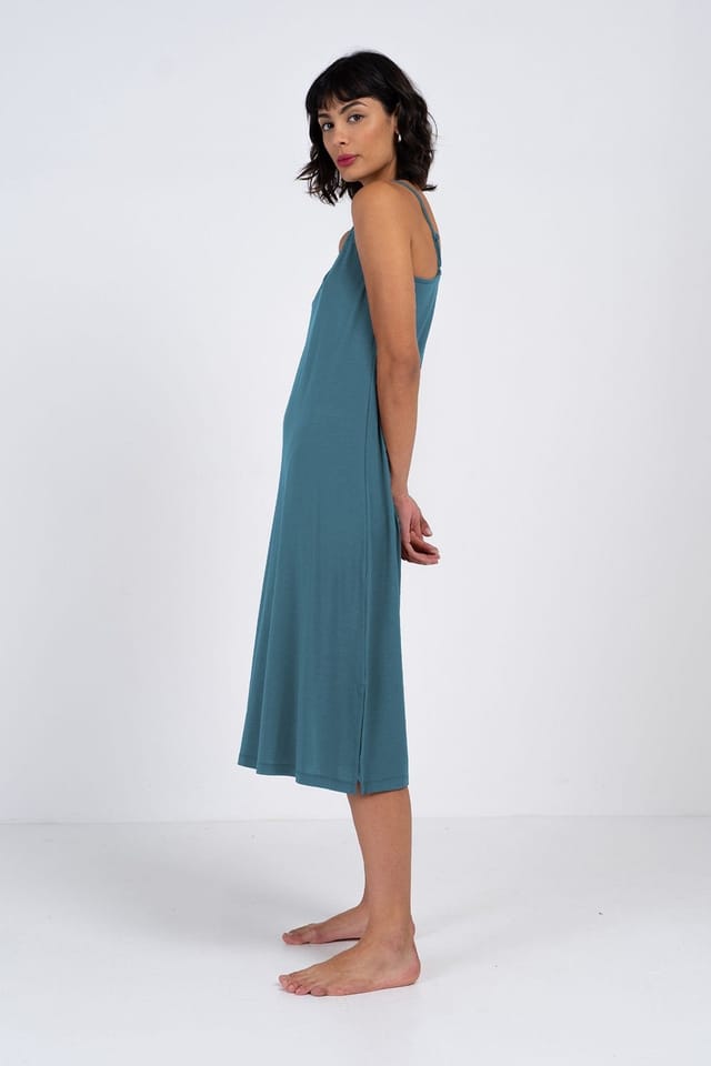Kettlewell Kettlewell Women's Luna Nightie in Turquoise - 3