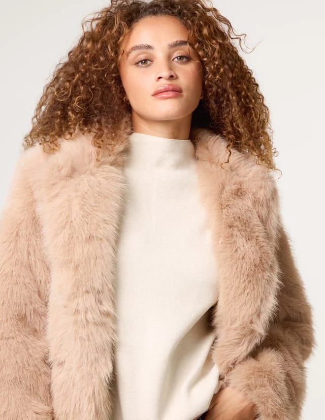 Blue Vanilla Long Fluffy Coat - 3