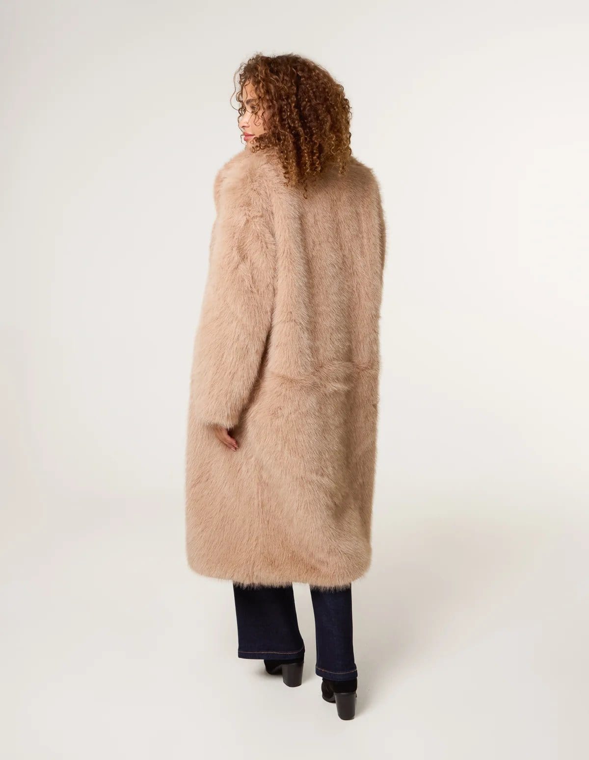 Blue Vanilla Long Fluffy Coat - 4