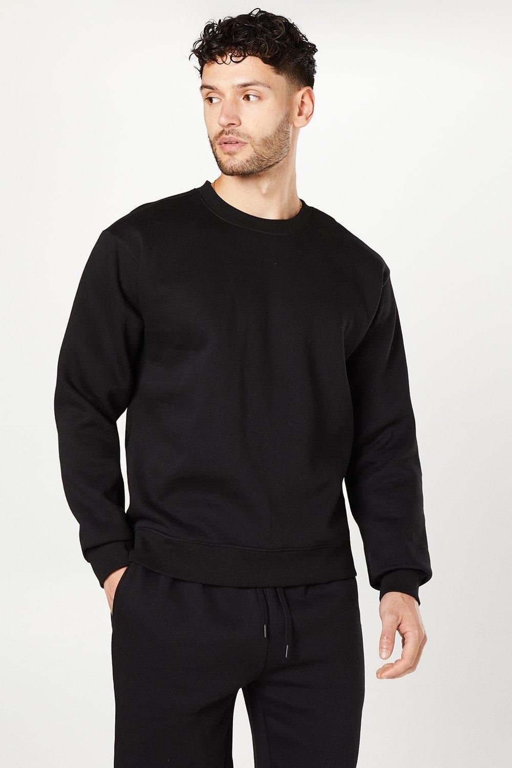 Burton Burton Men's Crew Neck Sweatshirt in Black