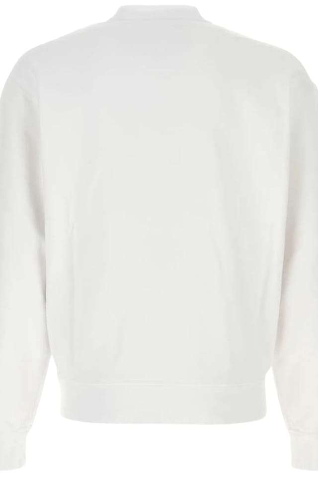 Dsquared2 Dsquared2 Men's Milano Long Sleeve Crew Neck Sweater in White - 3
