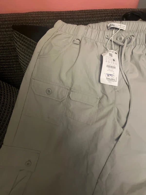 Bershka Ladies Bershka wide leg cargo pants
