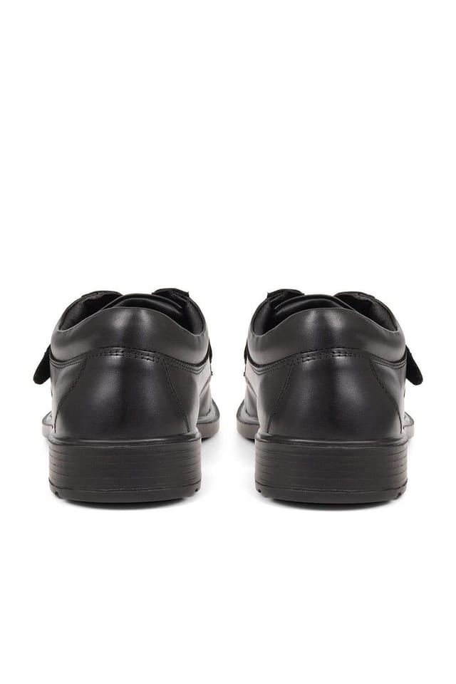 Pavers Pavers Men's Leather Touch-Fasten Shoes in Black - 3