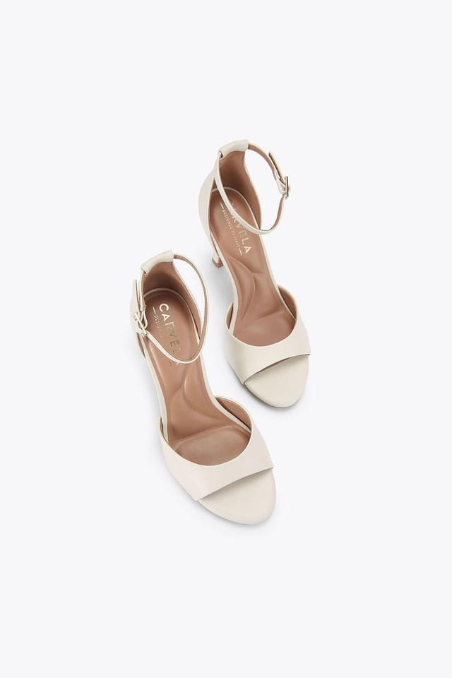Carvela Carvela Women's 'Corletta Sandal' Heels in Cream - 2