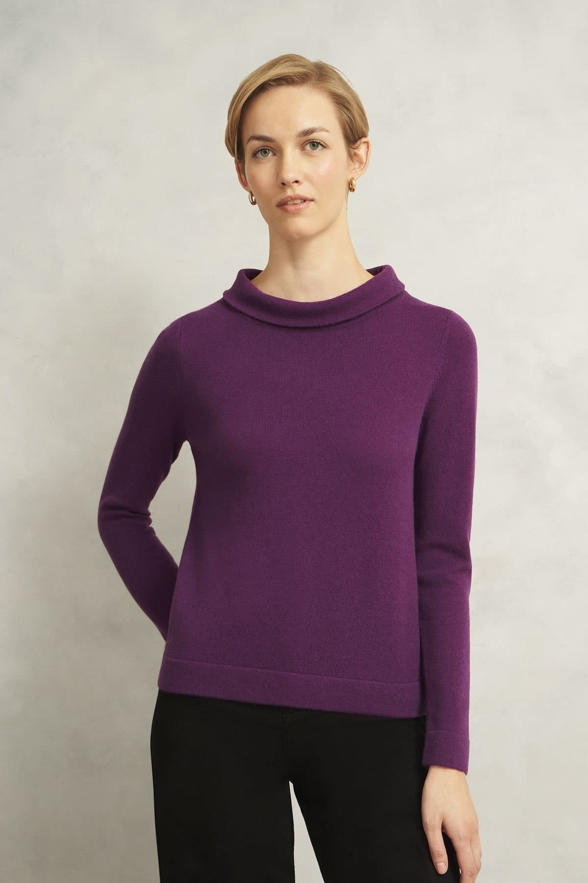Hobbs London Hobbs London Women's Audrey Jumper in Plum
