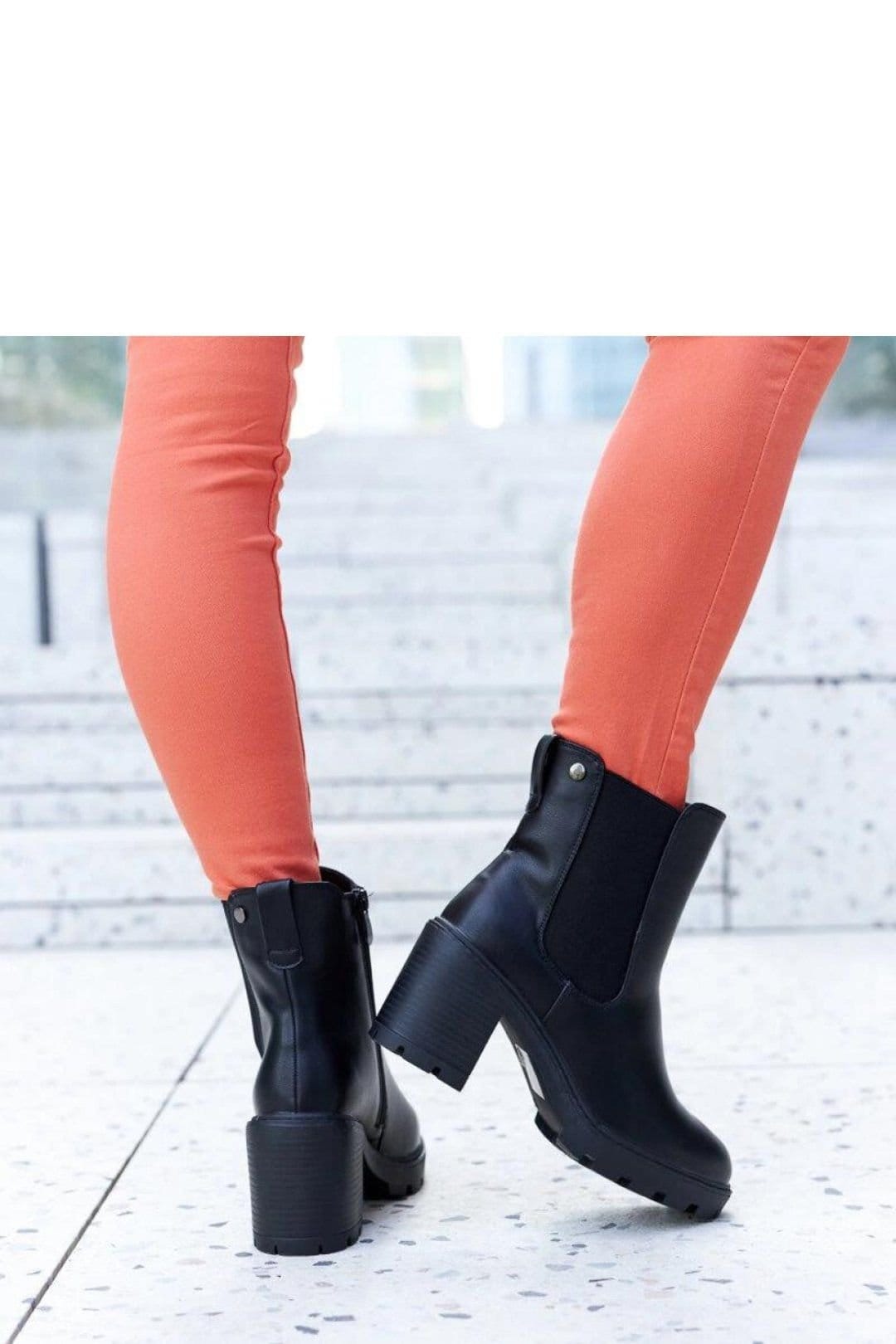 Love Lace Love Lace Women's Insulated Classic Stiletto Heel Zip Boots for Autumn Winter in Black - 4