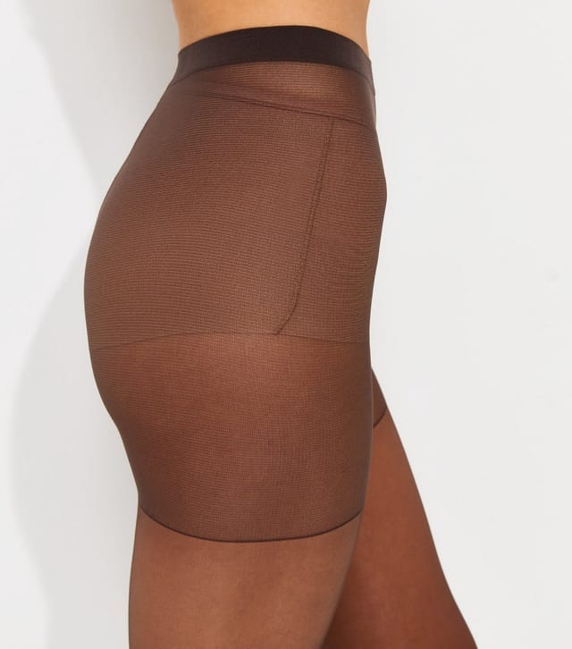 New Look Pack of 3 Dark Brown Sheer Matt 15 Denier Tights New Look - 2