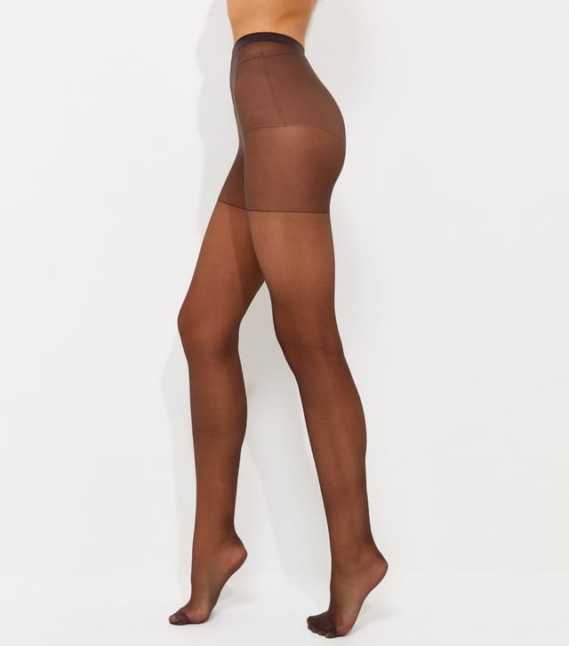 New Look Pack of 3 Dark Brown Sheer Matt 15 Denier Tights New Look - 3