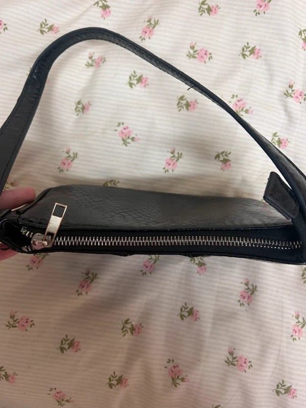 Bershka Bershka Black Leather Bag