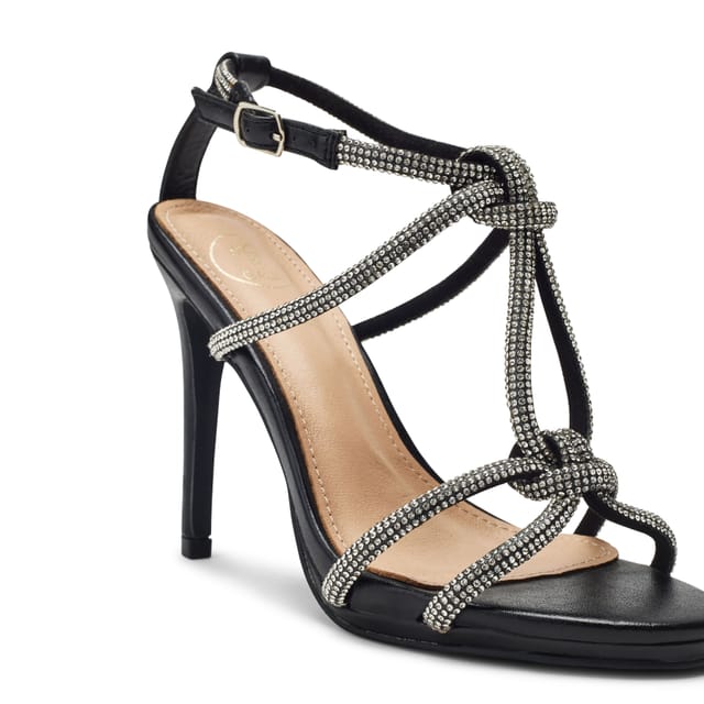 b.soleful b.soleful Women's 'Laviro' Porvair Sandals in Black - 3