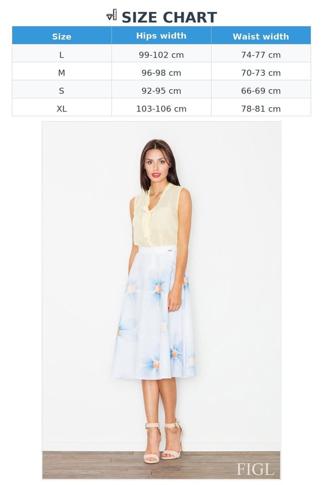 Love Lace Love Lace Women's Loose Midi Unlined Polyester Skirt in White - 2