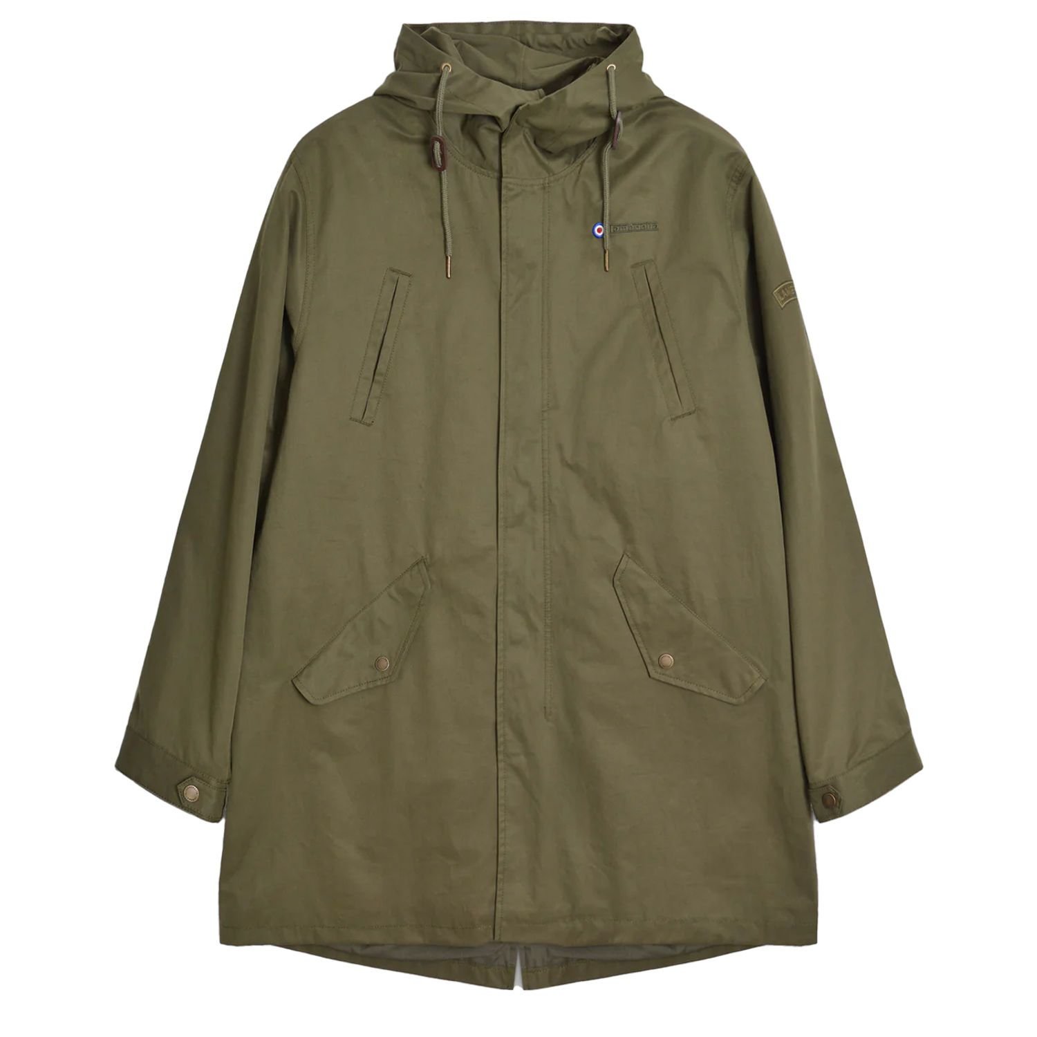 Lambretta Lambretta Men's Shower Resistant Parka in Green - 4