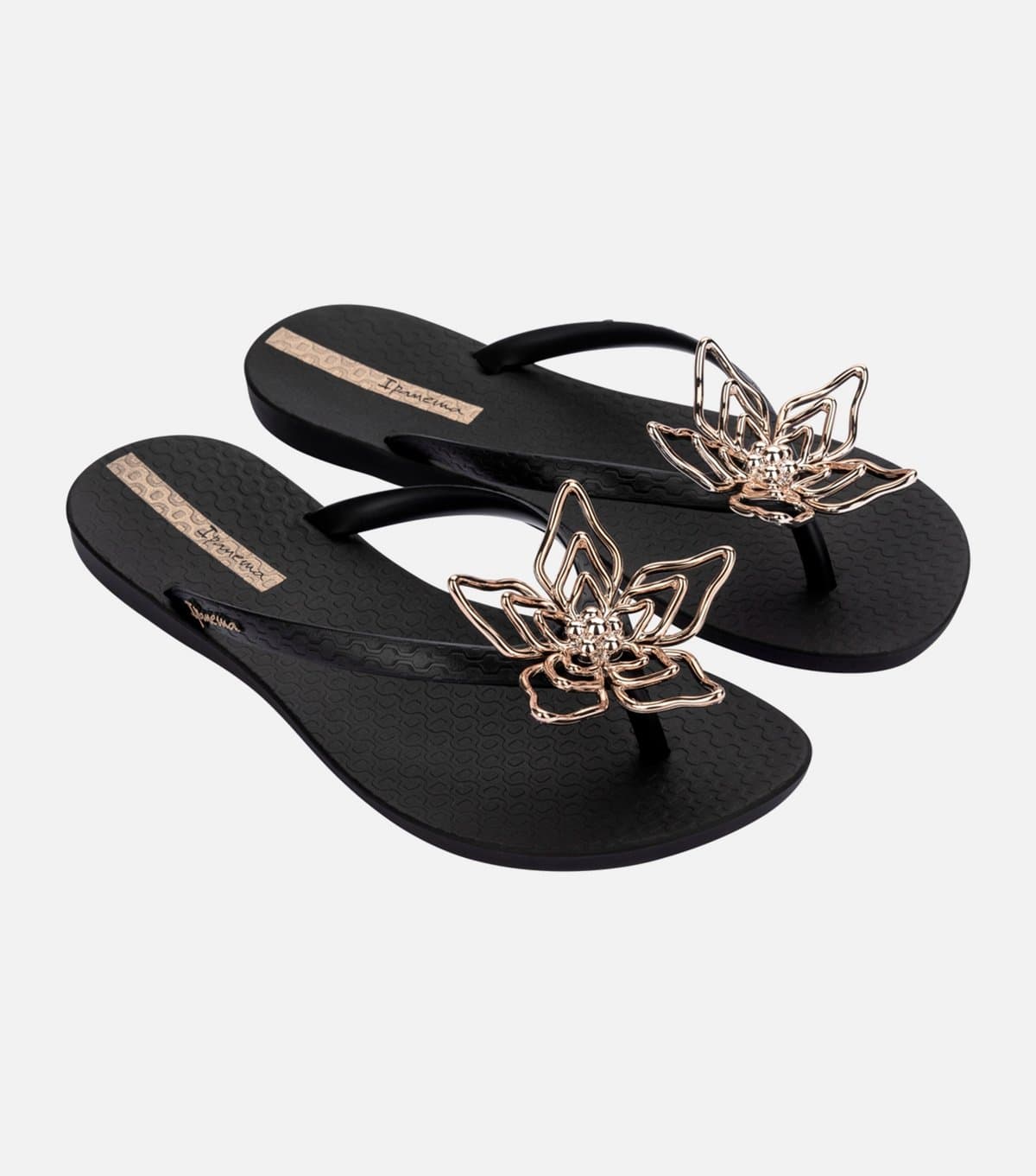 Ipanema Women's Black Maxi Flower Flip Flops Ipanema New Look