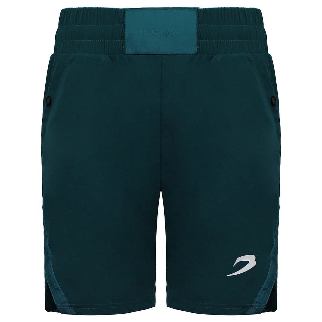 BoxRaw BoxRaw Men's White 2in1 Training Tight Pep Shorts