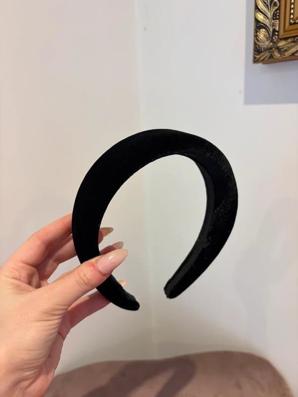 ASOS Black Velvet Headband