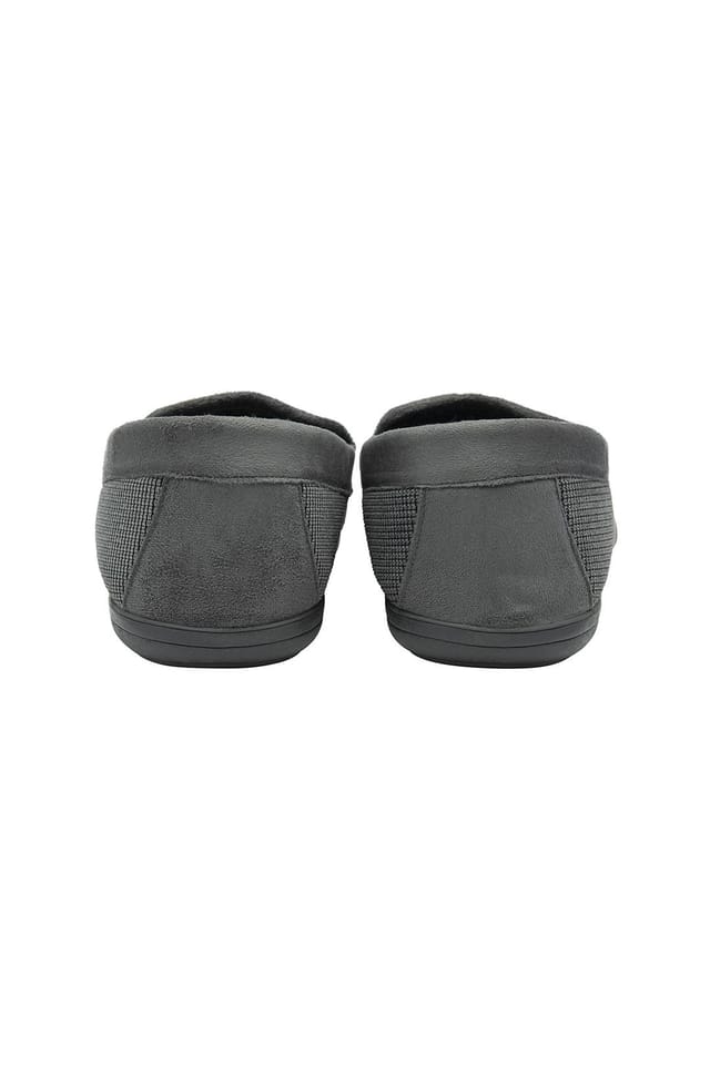 Lotus Lotus Men's 'Francisco' Textile Full Shoe Slippers in Grey - 3