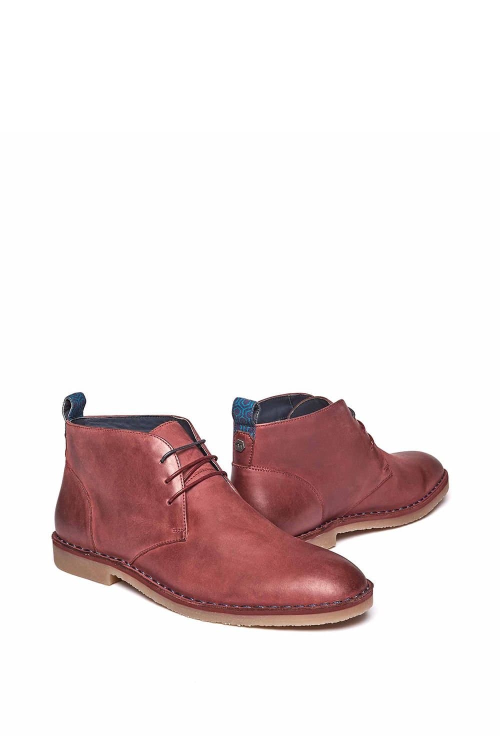 Moshulu Moshulu Men's Red 'Chassis' Desert Boots