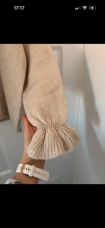 ASOS Design ASOS design knitted cardigan co ord with gold buttons in ecru