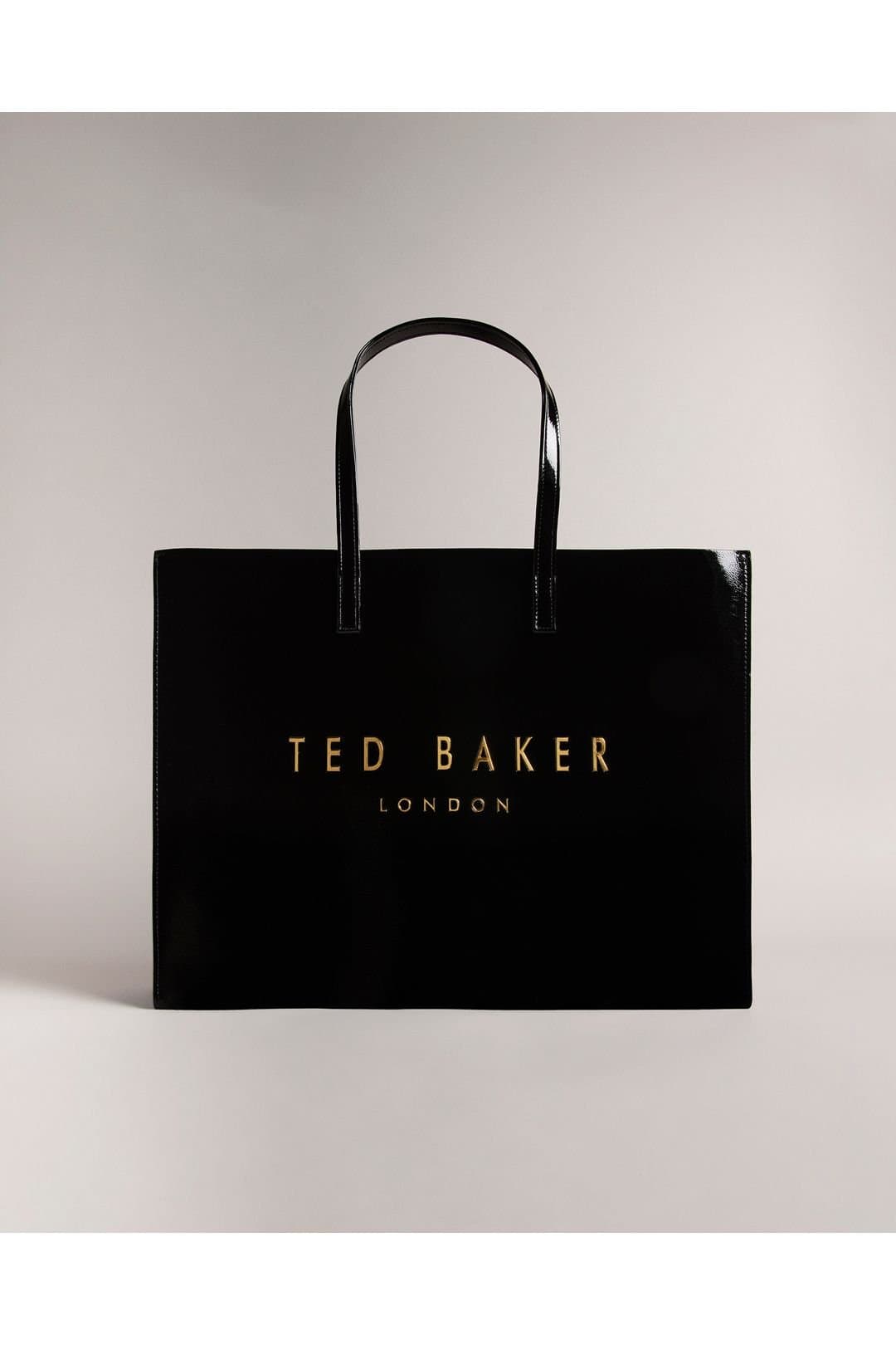Ted Baker Ted Baker Women's CRIKON Crinkle Extra Large Icon Bag Black