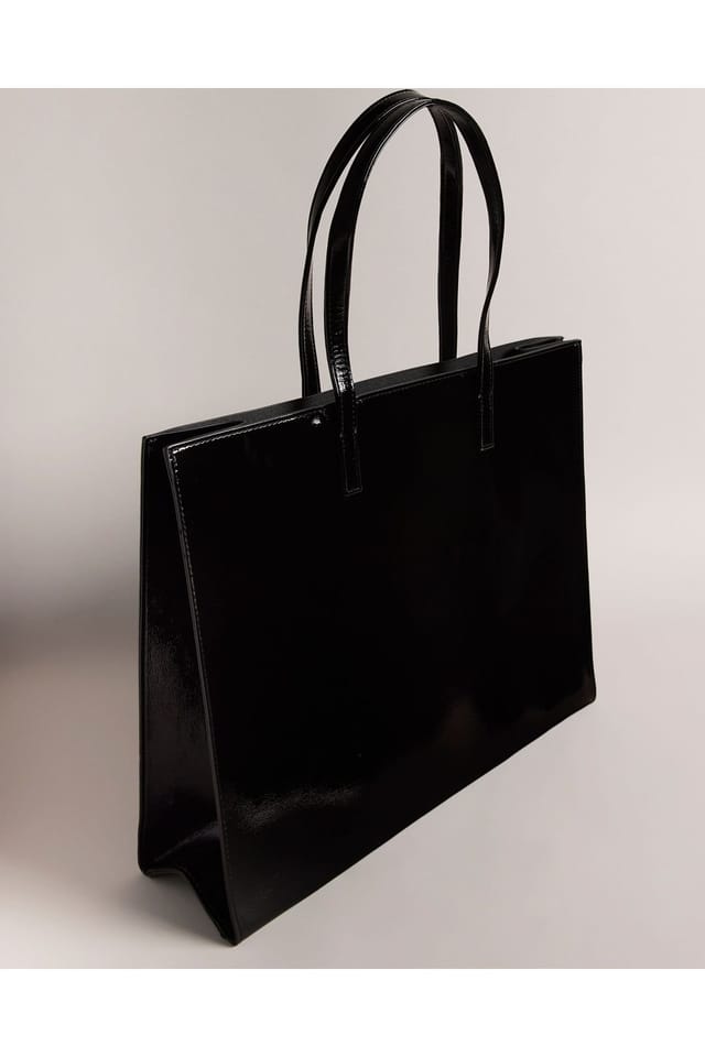 Ted Baker Ted Baker Women's CRIKON Crinkle Extra Large Icon Bag Black - 2