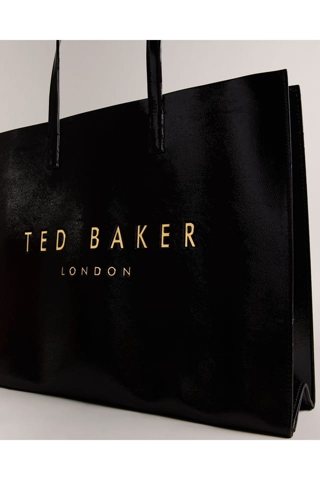 Ted Baker Ted Baker Women's CRIKON Crinkle Extra Large Icon Bag Black - 3