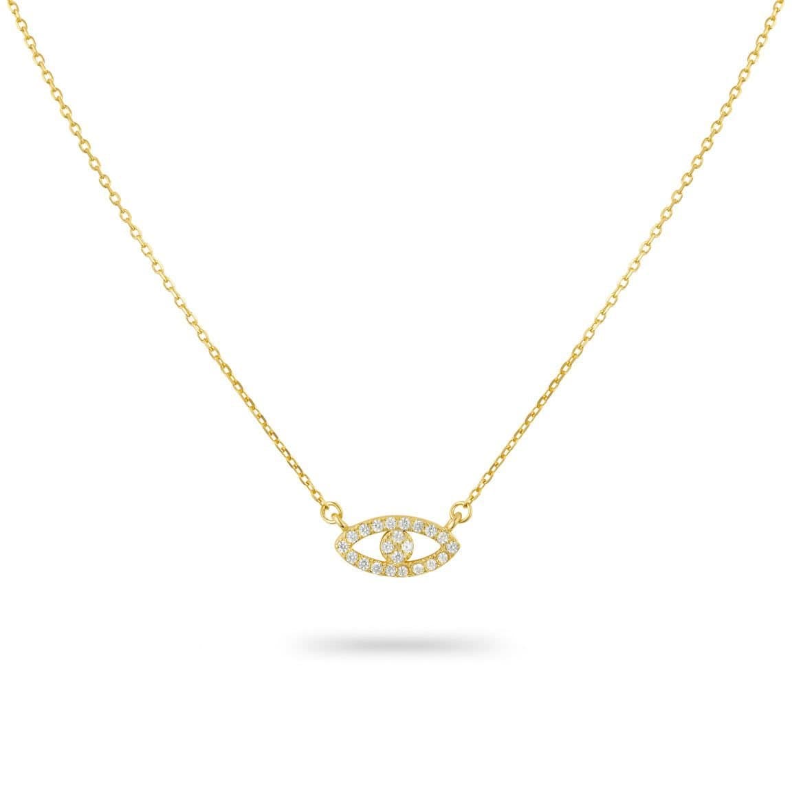 Gold Trip Gold Trip Women's Lucky Evil Eye Necklace in Gold
