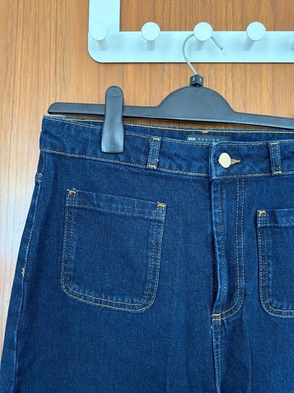 ASOS Design ASOS Design wide leg jeans in indigo